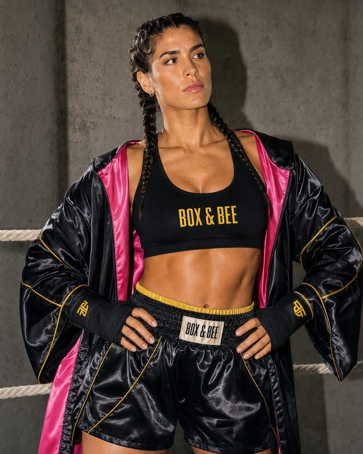 Box & Bee women's boxing campaign