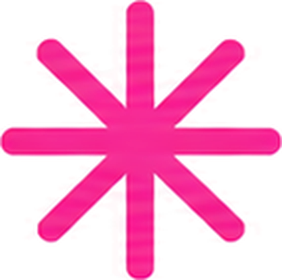 House of Icon app icon, white asterisk over an i on fiery red